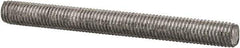 Value Collection - 1/4-28 2-1/2" OAL Fully Threaded Stud - Carbon Steel, Plain Finish - Apex Tool & Supply
