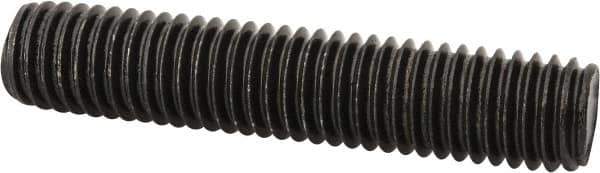 Value Collection - 1/2-13 2-1/2" OAL Fully Threaded Stud - Carbon Steel, Plain Finish - Apex Tool & Supply