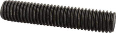 Value Collection - 1/2-13 2-1/2" OAL Fully Threaded Stud - Carbon Steel, Plain Finish - Apex Tool & Supply