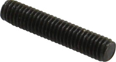 Value Collection - M6x1.0 30mm OAL Fully Threaded Stud - Carbon Steel, Plain Finish, Metric - Apex Tool & Supply