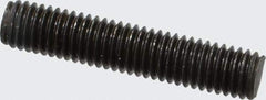 Value Collection - M8x1.25 40mm OAL Fully Threaded Stud - Carbon Steel, Plain Finish, Metric - Apex Tool & Supply