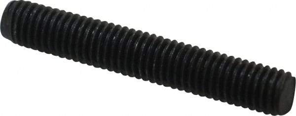 Value Collection - M8x1.25 50mm OAL Fully Threaded Stud - Carbon Steel, Plain Finish, Metric - Apex Tool & Supply