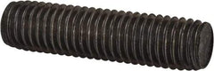 Value Collection - M10x1.50 40mm OAL Fully Threaded Stud - Carbon Steel, Plain Finish, Metric - Apex Tool & Supply