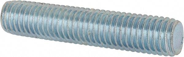 Value Collection - M10x1.50 50mm OAL Fully Threaded Stud - Carbon Steel, Plain Finish, Metric - Apex Tool & Supply