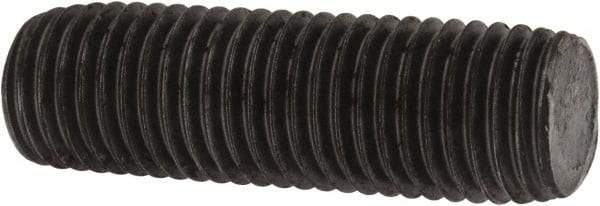 Value Collection - M16x2.0 50mm OAL Fully Threaded Stud - Carbon Steel, Plain Finish, Metric - Apex Tool & Supply