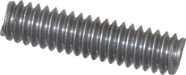 Value Collection - 1/4-20 1" OAL Fully Threaded Stud - Aluminum, Plain Finish - Apex Tool & Supply
