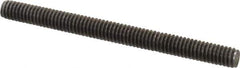 Value Collection - #8-32 2" OAL Fully Threaded Stud - Stainless Steel, Plain Finish - Apex Tool & Supply