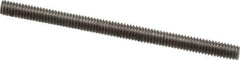 Value Collection - #8-32 2-1/2" OAL Fully Threaded Stud - Stainless Steel, Plain Finish - Apex Tool & Supply