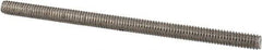 Value Collection - #8-32 3" OAL Fully Threaded Stud - Stainless Steel, Plain Finish - Apex Tool & Supply