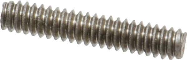 Value Collection - #10-24 1" OAL Fully Threaded Stud - Stainless Steel, Plain Finish - Apex Tool & Supply