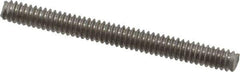 Value Collection - #10-24 2" OAL Fully Threaded Stud - Stainless Steel, Plain Finish - Apex Tool & Supply