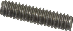 Value Collection - 1/4-20 1" OAL Fully Threaded Stud - Stainless Steel, Plain Finish - Apex Tool & Supply