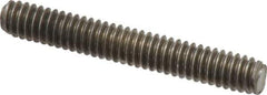 Value Collection - 1/4-20 1-3/4" OAL Fully Threaded Stud - Stainless Steel, Plain Finish - Apex Tool & Supply