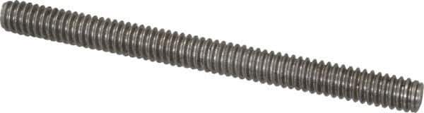 Value Collection - 1/4-20 3" OAL Fully Threaded Stud - Stainless Steel, Plain Finish - Apex Tool & Supply