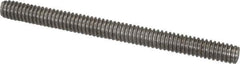 Value Collection - 1/4-20 3" OAL Fully Threaded Stud - Stainless Steel, Plain Finish - Apex Tool & Supply