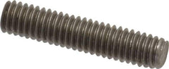Value Collection - 5/16-18 1-1/2" OAL Fully Threaded Stud - Stainless Steel, Plain Finish - Apex Tool & Supply