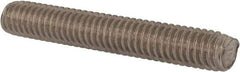 Value Collection - 5/16-18 2" OAL Fully Threaded Stud - Stainless Steel, Plain Finish - Apex Tool & Supply
