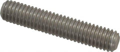 Value Collection - 3/8-16 2" OAL Fully Threaded Stud - Stainless Steel, Plain Finish - Apex Tool & Supply