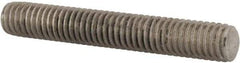 Value Collection - 3/8-16 2-1/2" OAL Fully Threaded Stud - Stainless Steel, Plain Finish - Apex Tool & Supply
