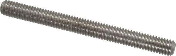Value Collection - 3/8-16 4" OAL Fully Threaded Stud - Stainless Steel, Plain Finish - Apex Tool & Supply