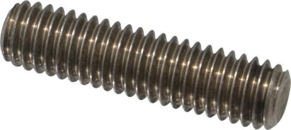 Value Collection - 3/8-16 1-1/2" OAL Fully Threaded Stud - Stainless Steel, Plain Finish - Apex Tool & Supply