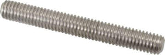 Value Collection - 3/8-16 3" OAL Fully Threaded Stud - Stainless Steel, Plain Finish - Apex Tool & Supply