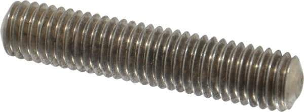 Value Collection - 1/2-13 2-1/2" OAL Fully Threaded Stud - Stainless Steel, Plain Finish - Apex Tool & Supply