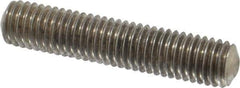 Value Collection - 1/2-13 2-1/2" OAL Fully Threaded Stud - Stainless Steel, Plain Finish - Apex Tool & Supply