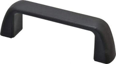 J.W. Winco - 4.61" Center to Center, Black Matte Finish Plastic Pull Handle - 1.57" High - Apex Tool & Supply