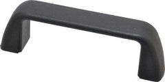 J.W. Winco - 117mm Center to Center, Black Matte Finish Plastic Pull Handle - 32mm Long, 40mm High - Apex Tool & Supply