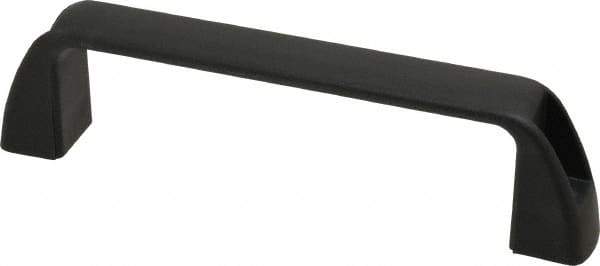J.W. Winco - 179mm Center to Center, Black Matte Finish Plastic Pull Handle - 42mm Long, 50mm High - Apex Tool & Supply