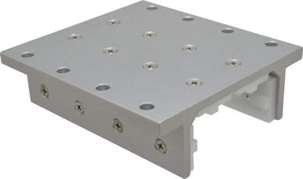 80/20 Inc. - 5-1/2" Wide, 1-7/8" High, Open Shelving Accessory/Component - Aluminum, 6" Deep, Use with Series 15 - 1530 Extrusion - Apex Tool & Supply