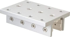 80/20 Inc. - 2.937" Wide, 1.218" High, Open Shelving Accessory/Component - Aluminum, 4" Deep, Use with Series 10 - 1020 Extrusion - Apex Tool & Supply