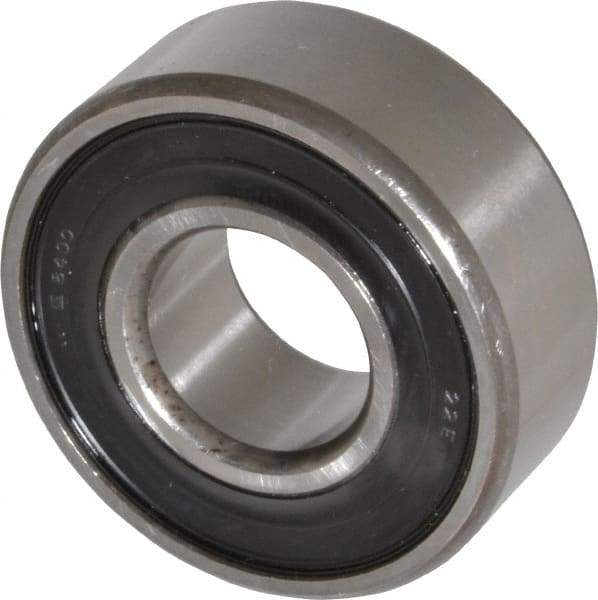 SKF - 20mm Bore Diam, 47mm OD, Double Seal Self Aligning Radial Ball Bearing - 18mm Wide, 2 Rows, Round Bore, 933 Lb Static Capacity, 3,780 Lb Dynamic Capacity - Apex Tool & Supply