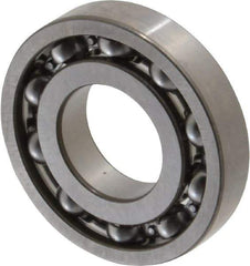 SKF - 5/8" Bore Diam, 1-3/8" OD, Open Deep Groove Radial Ball Bearing - 9/32" Wide, 1 Row, Round Bore, 731 Lb Static Capacity, 1,360 Lb Dynamic Capacity - Apex Tool & Supply