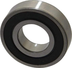 SKF - 5/8" Bore Diam, 1-3/8" OD, Double Seal Deep Groove Radial Ball Bearing - 0.3438" Wide, 1 Row, Round Bore, 731 Lb Static Capacity, 1,360 Lb Dynamic Capacity - Apex Tool & Supply