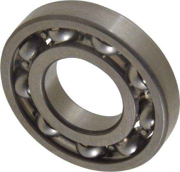 SKF - 3/4" Bore Diam, 1-5/8" OD, Open Deep Groove Radial Ball Bearing - 5/16" Wide, 1 Row, Round Bore, 1,150 Lb Static Capacity, 2,100 Lb Dynamic Capacity - Apex Tool & Supply
