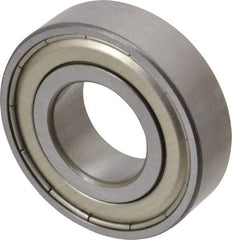 SKF - 3/4" Bore Diam, 1-5/8" OD, Double Shield Deep Groove Radial Ball Bearing - 7/16" Wide, 1 Row, Round Bore, 1,150 Lb Static Capacity, 2,100 Lb Dynamic Capacity - Apex Tool & Supply