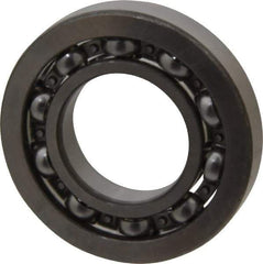 SKF - 1" Bore Diam, 2" OD, Open Deep Groove Radial Ball Bearing - 3/8" Wide, 1 Row, Round Bore, 1,350 Lb Static Capacity, 2,270 Lb Dynamic Capacity - Apex Tool & Supply