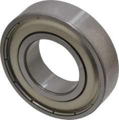 SKF - 1" Bore Diam, 2" OD, Double Shield Deep Groove Radial Ball Bearing - 1/2" Wide, 1 Row, Round Bore, 1,350 Lb Static Capacity, 2,270 Lb Dynamic Capacity - Apex Tool & Supply