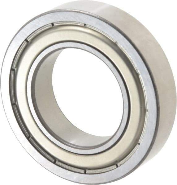 SKF - 1-1/4" Bore Diam, 2-1/4" OD, Double Shield Deep Groove Radial Ball Bearing - 1/2" Wide, 1 Row, Round Bore, 2,090 Lb Static Capacity, 3,150 Lb Dynamic Capacity - Apex Tool & Supply