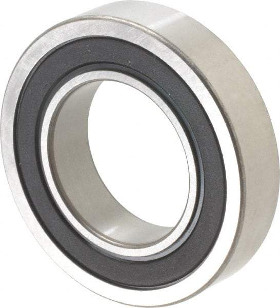 SKF - 1-1/4" Bore Diam, 2-1/4" OD, Double Seal Deep Groove Radial Ball Bearing - 1/2" Wide, 1 Row, Round Bore, 2,090 Lb Static Capacity, 3,150 Lb Dynamic Capacity - Apex Tool & Supply