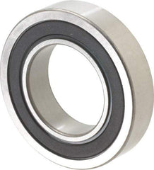 SKF - 1-1/4" Bore Diam, 2-1/4" OD, Double Seal Deep Groove Radial Ball Bearing - 1/2" Wide, 1 Row, Round Bore, 2,090 Lb Static Capacity, 3,150 Lb Dynamic Capacity - Apex Tool & Supply