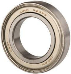 SKF - 1-1/2" Bore Diam, 2-5/8" OD, Double Shield Deep Groove Radial Ball Bearing - 9/16" Wide, 1 Row, Round Bore, 2,650 Lb Static Capacity, 3,780 Lb Dynamic Capacity - Apex Tool & Supply
