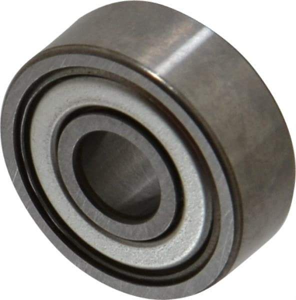 SKF - 1/4" Bore Diam, 3/4" OD, Double Shield Deep Groove Radial Ball Bearing - 9/32" Wide, 1 Row, Round Bore, 261 Lb Static Capacity, 632 Lb Dynamic Capacity - Apex Tool & Supply