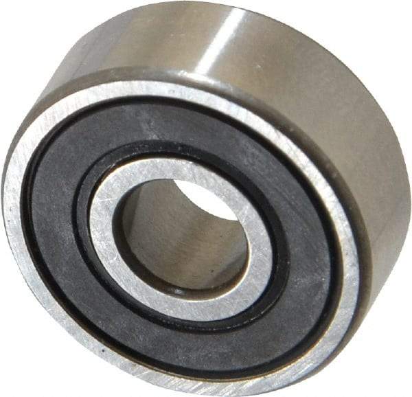 SKF - 1/4" Bore Diam, 3/4" OD, Double Seal Deep Groove Radial Ball Bearing - 9/32" Wide, 1 Row, Round Bore, 261 Lb Static Capacity, 632 Lb Dynamic Capacity - Apex Tool & Supply
