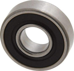 SKF - 1/4" Bore Diam, 5/8" OD, Double Seal Deep Groove Radial Ball Bearing - 0.196" Wide, 1 Row, Round Bore, 139 Lb Static Capacity, 332 Lb Dynamic Capacity - Apex Tool & Supply