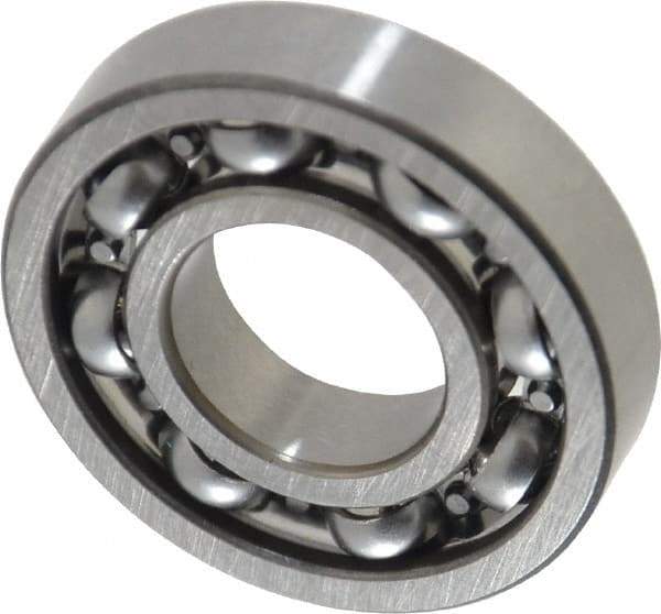 SKF - 1/2" Bore Diam, 1-1/8" OD, Open Deep Groove Radial Ball Bearing - 1/4" Wide, 1 Row, Round Bore, 540 Lb Static Capacity, 1,140 Lb Dynamic Capacity - Apex Tool & Supply