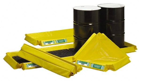 Enpac - Spill Pallets, Platforms, Sumps & Basins Number of Drums: 6 Sump Capacity (Gal.): 60.00 - Apex Tool & Supply