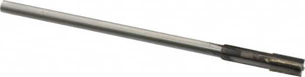 Made in USA - 0.2041 to 0.221" Diam, 13/64" Diam Shank, 1-1/4" Flute, Semi Finish Semi Ground Chucking Reamer - Apex Tool & Supply
